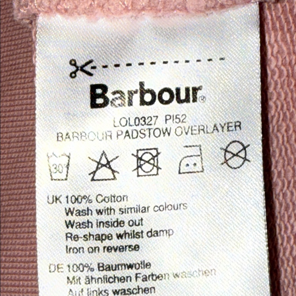 Barbour Padstow Crewneck Sweatshirt SZ 14 - Picture 9 of 9